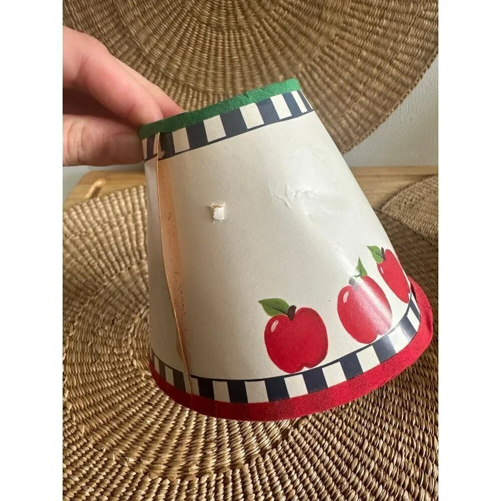 Vintage Apple small lamp shade